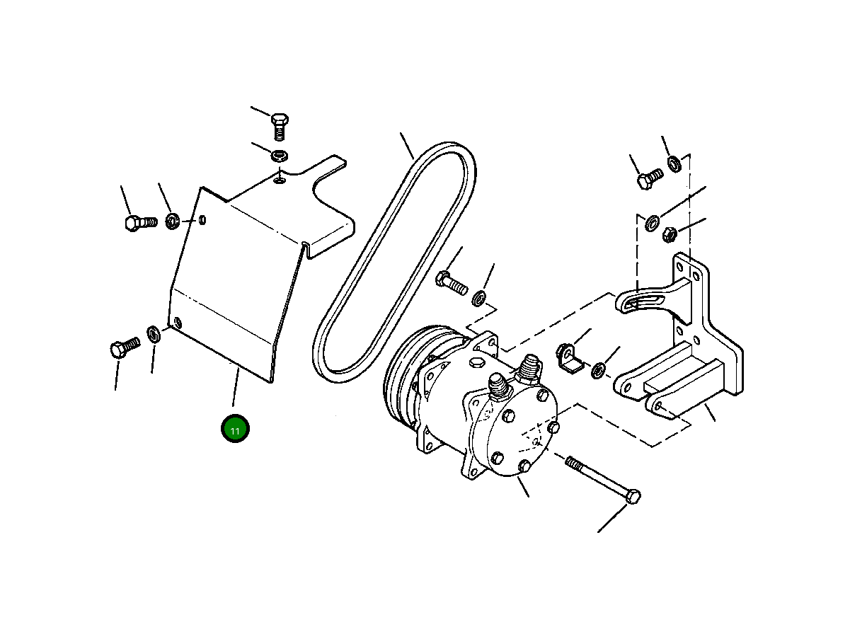 Крышка 208-979-A150 Komatsu
