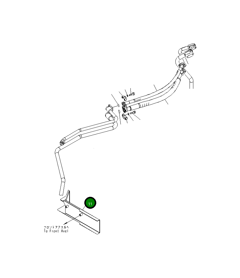 Крышка 426-43-38740 Komatsu