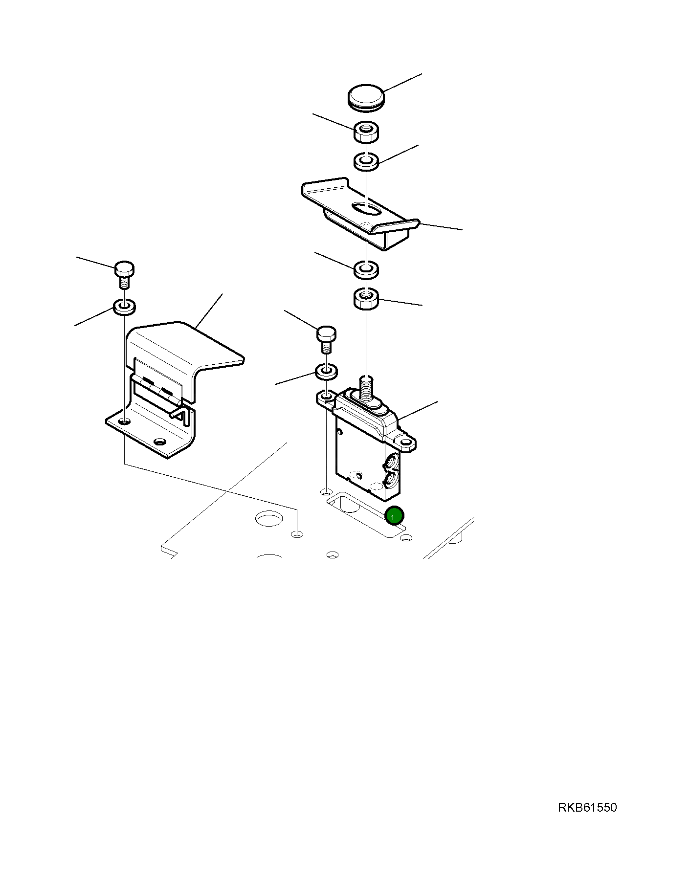 Крышка 21Y-54-R1150 Komatsu