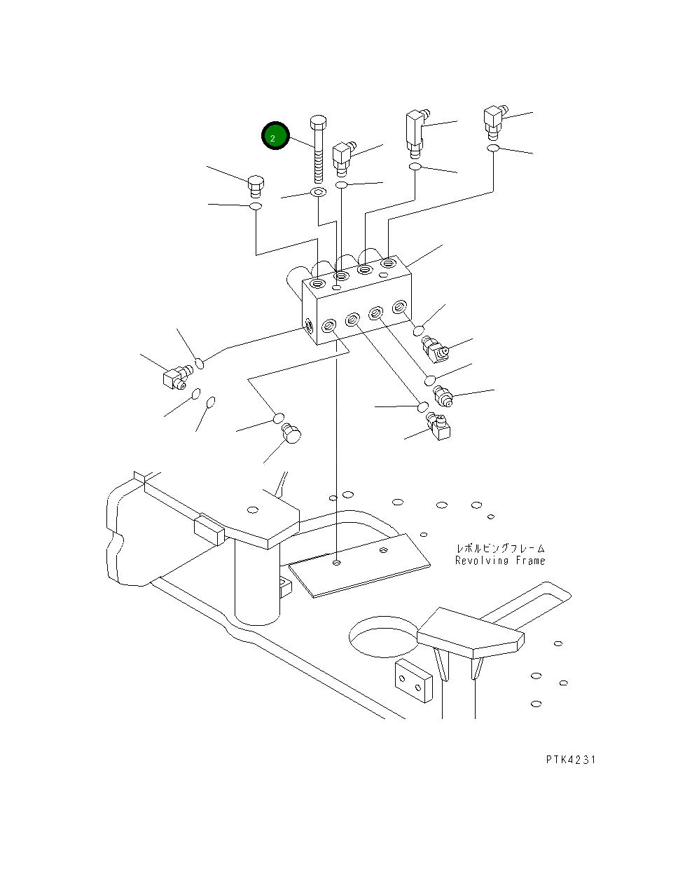Болт 01011-81205  Komatsu