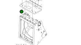 Крышка 198-54-55262 Komatsu