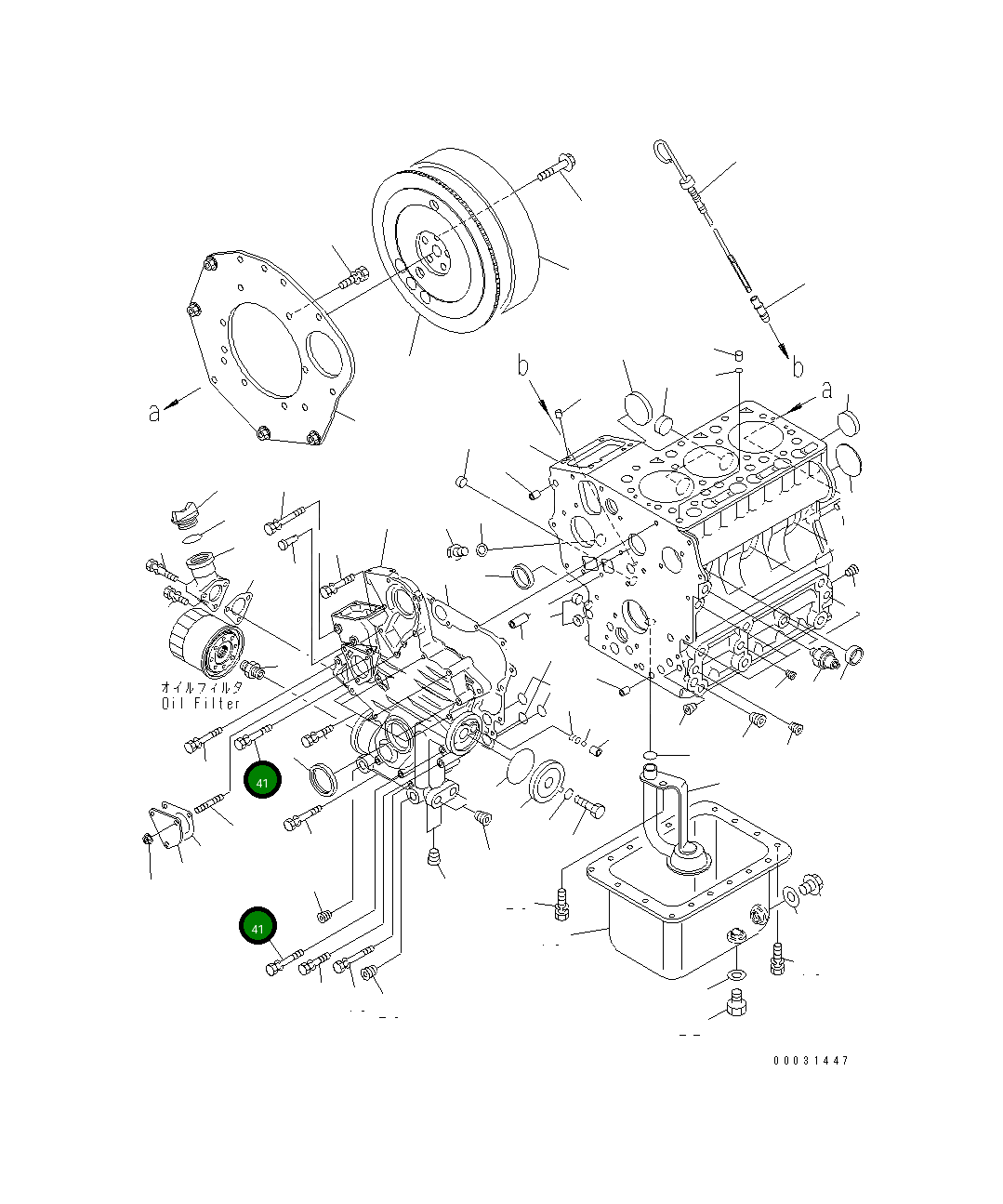 Болт 460-137 Komatsu