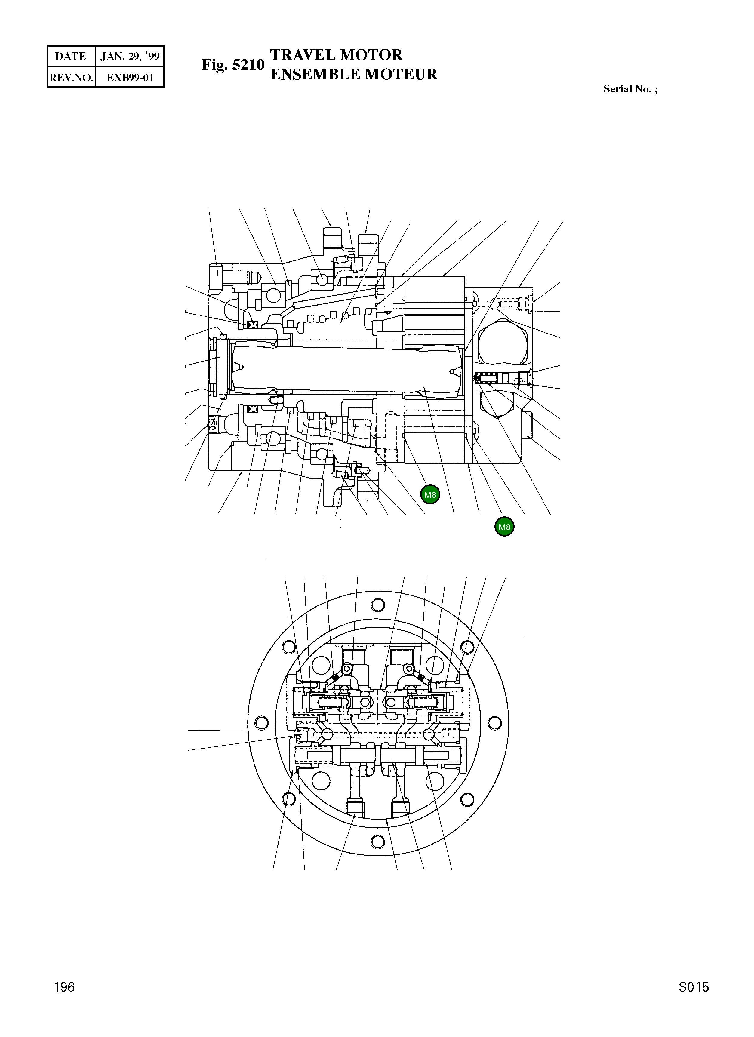 Кольцо уплотнительное (O-Ring) 008761-044C Komatsu