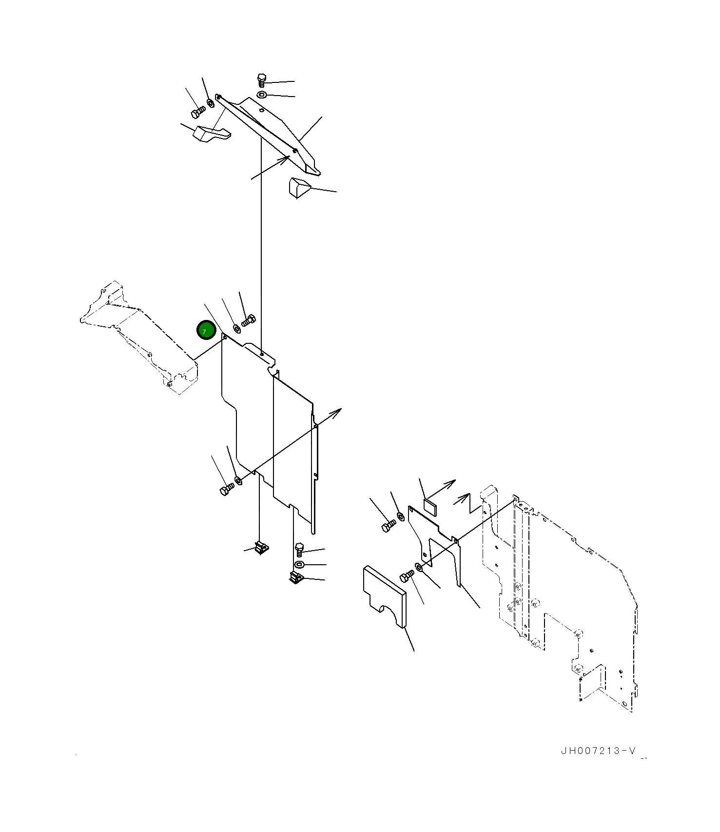 Крышка 20Y-54-77970 Komatsu