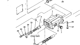 Золотник 232-975-2320 Komatsu