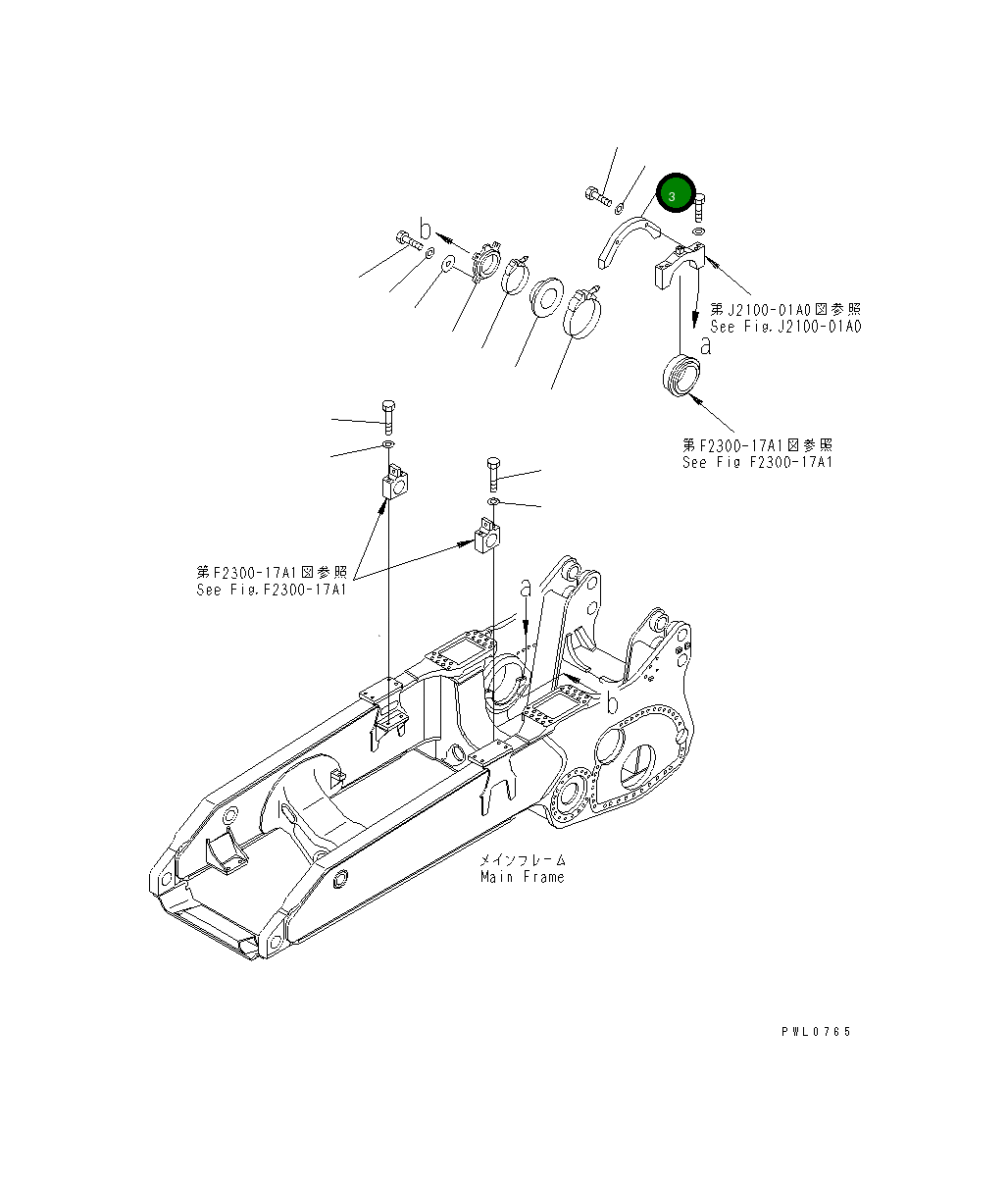 Крышка 198-21-32261  Komatsu