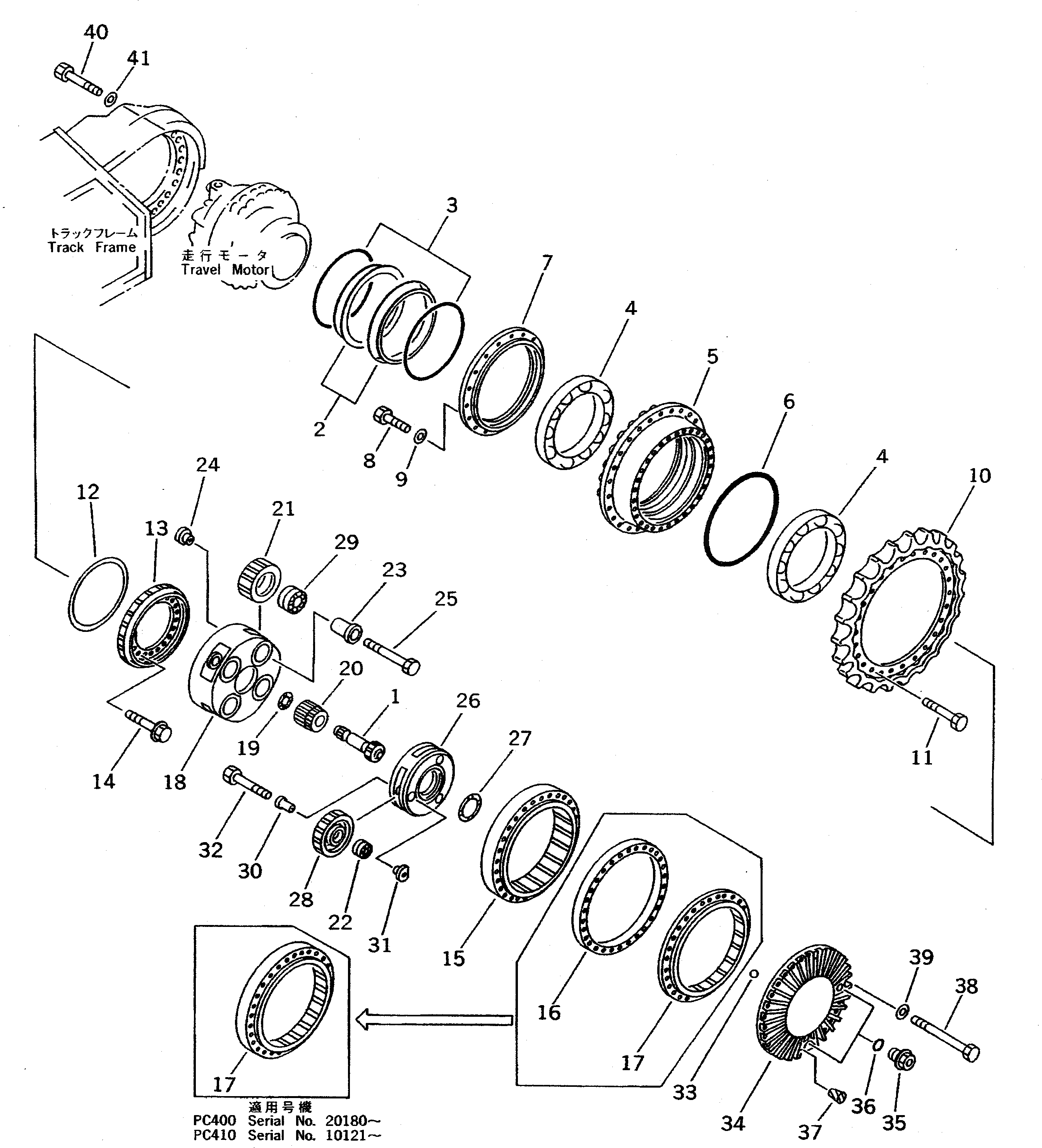 Болт 208-27-52340  Komatsu