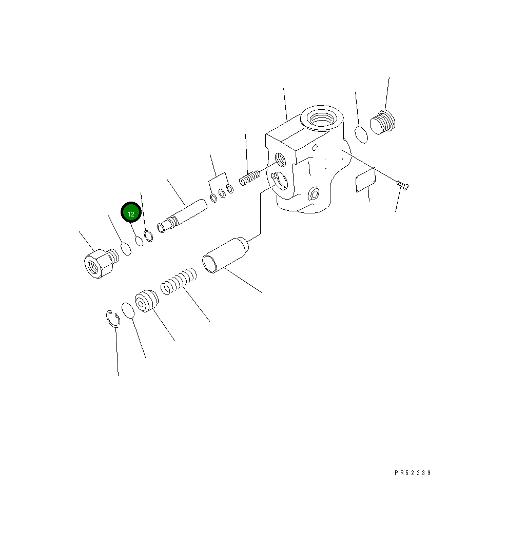 Кольцо уплотнительное (O-Ring) 234-40-32470  Komatsu