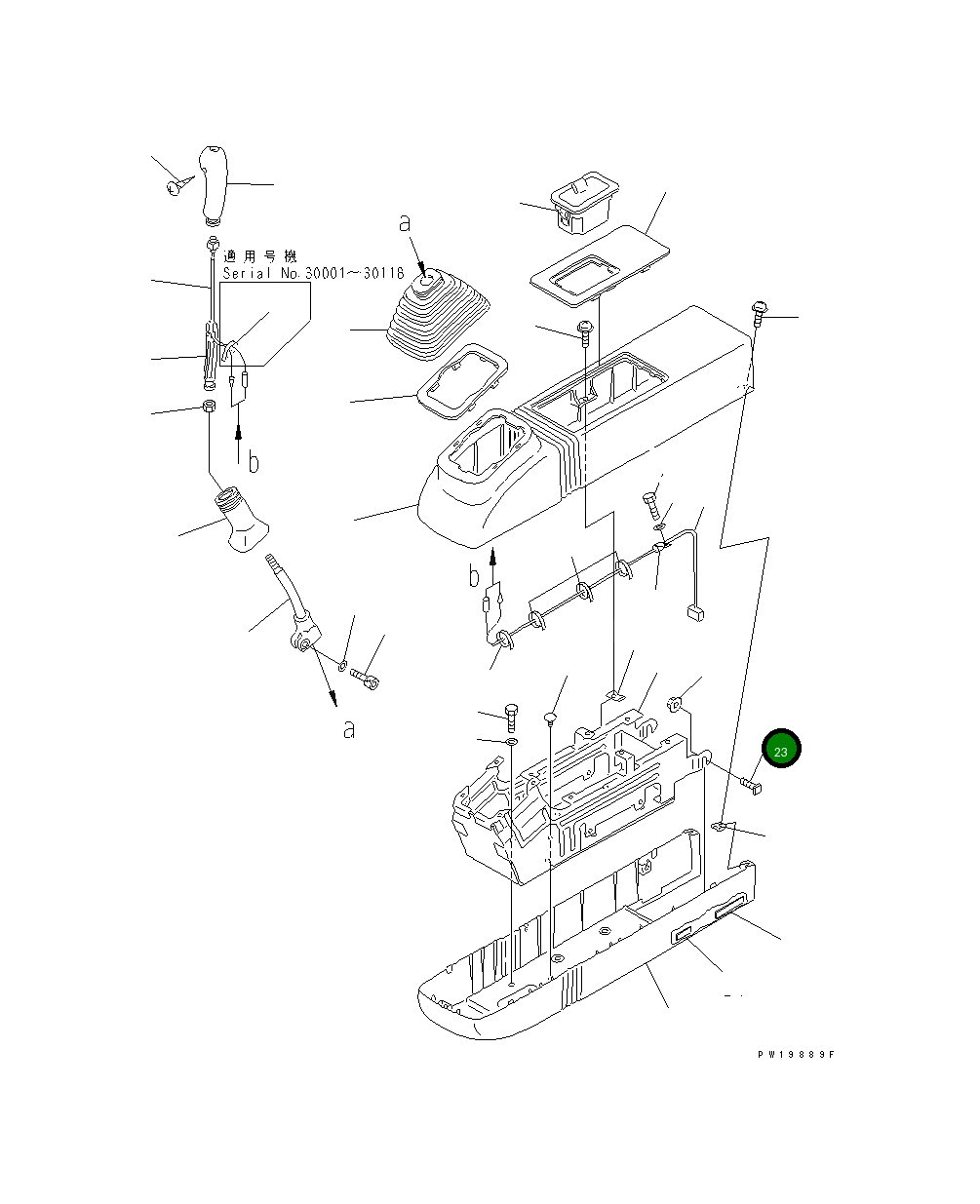 Болт 20Y-43-22470  Komatsu