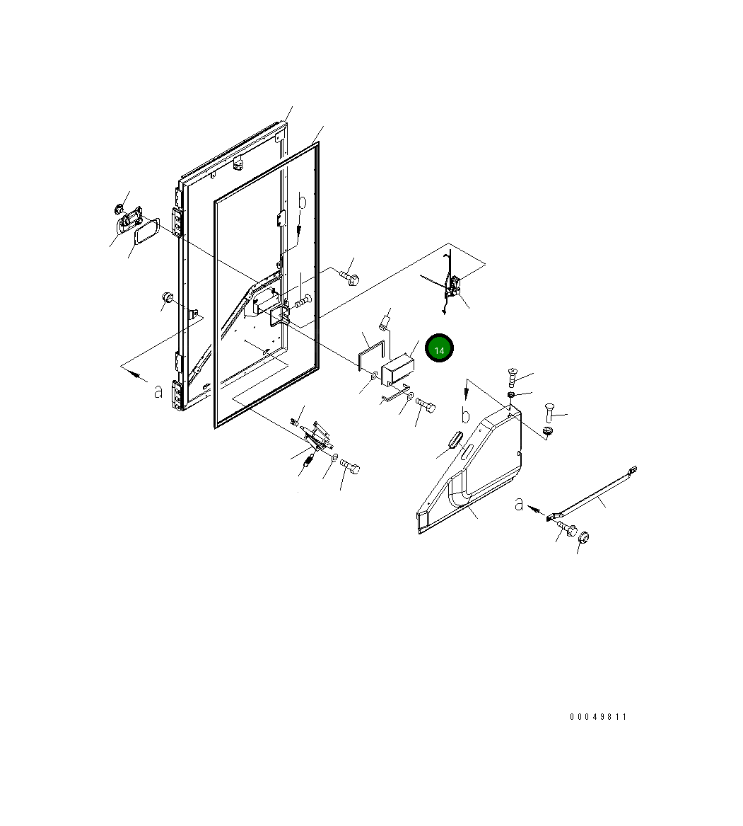Крышка 426-925-3320  Komatsu