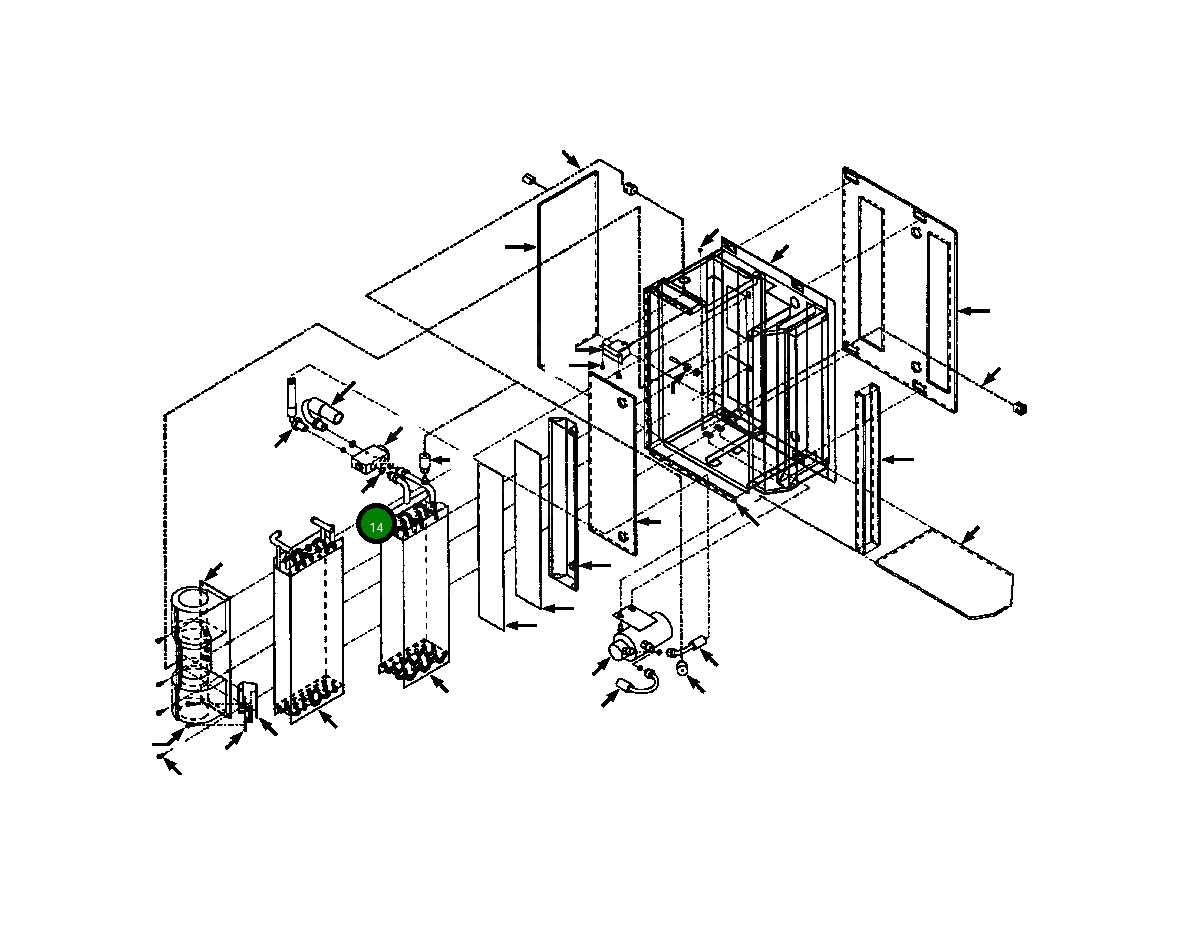 Кольцо уплотнительное (O-Ring) 1434 308 H1  Komatsu