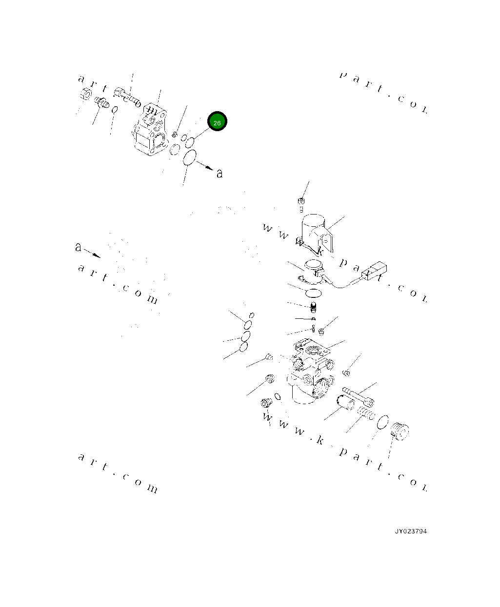 Кольцо уплотнительное (O-Ring) 07000-F1010  Komatsu
