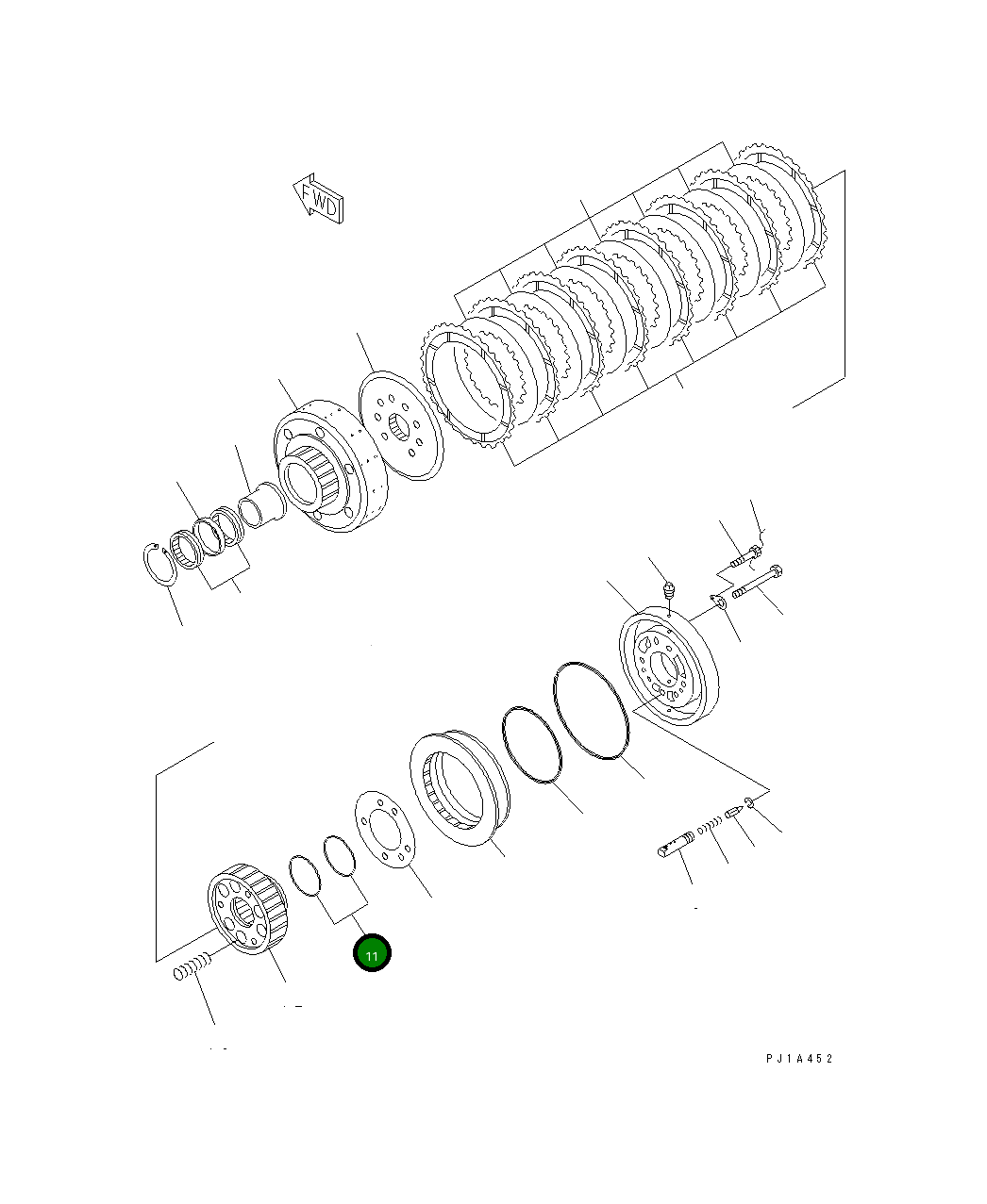 Кольцо уплотнительное (O-Ring) 07000-43098 Komatsu