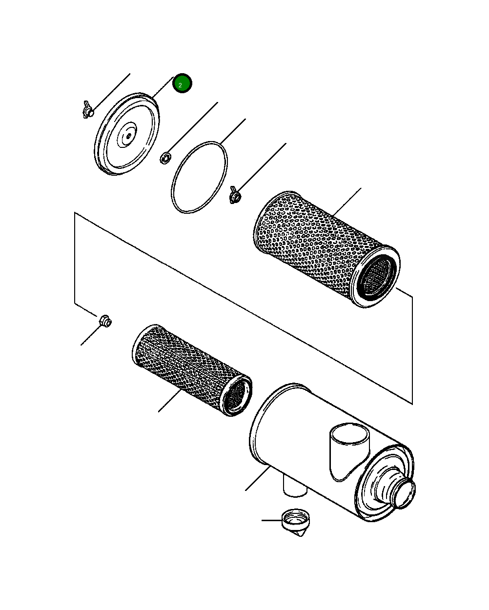 Крышка 1438 868 H1 Komatsu