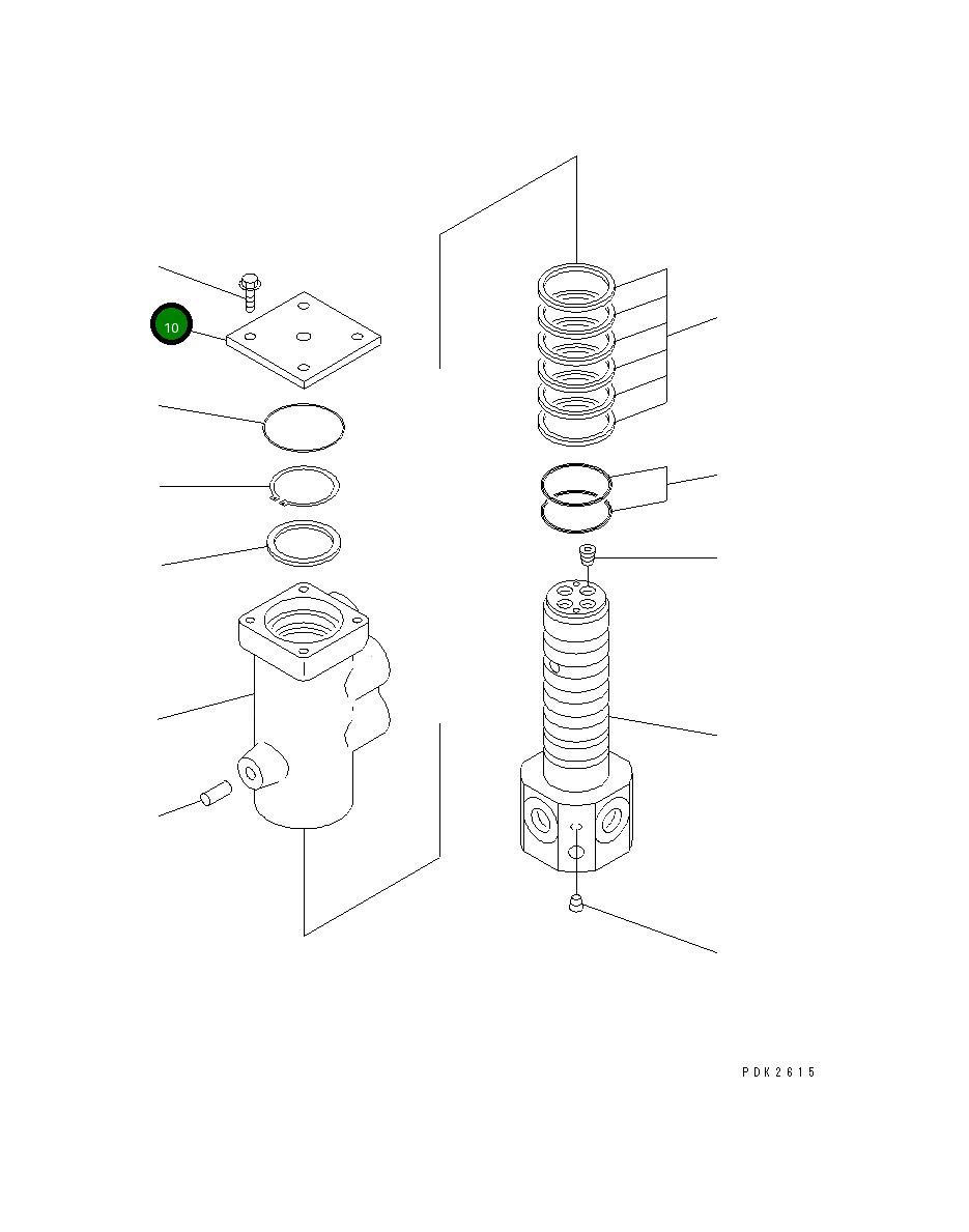 Крышка 703-06-93190  Komatsu