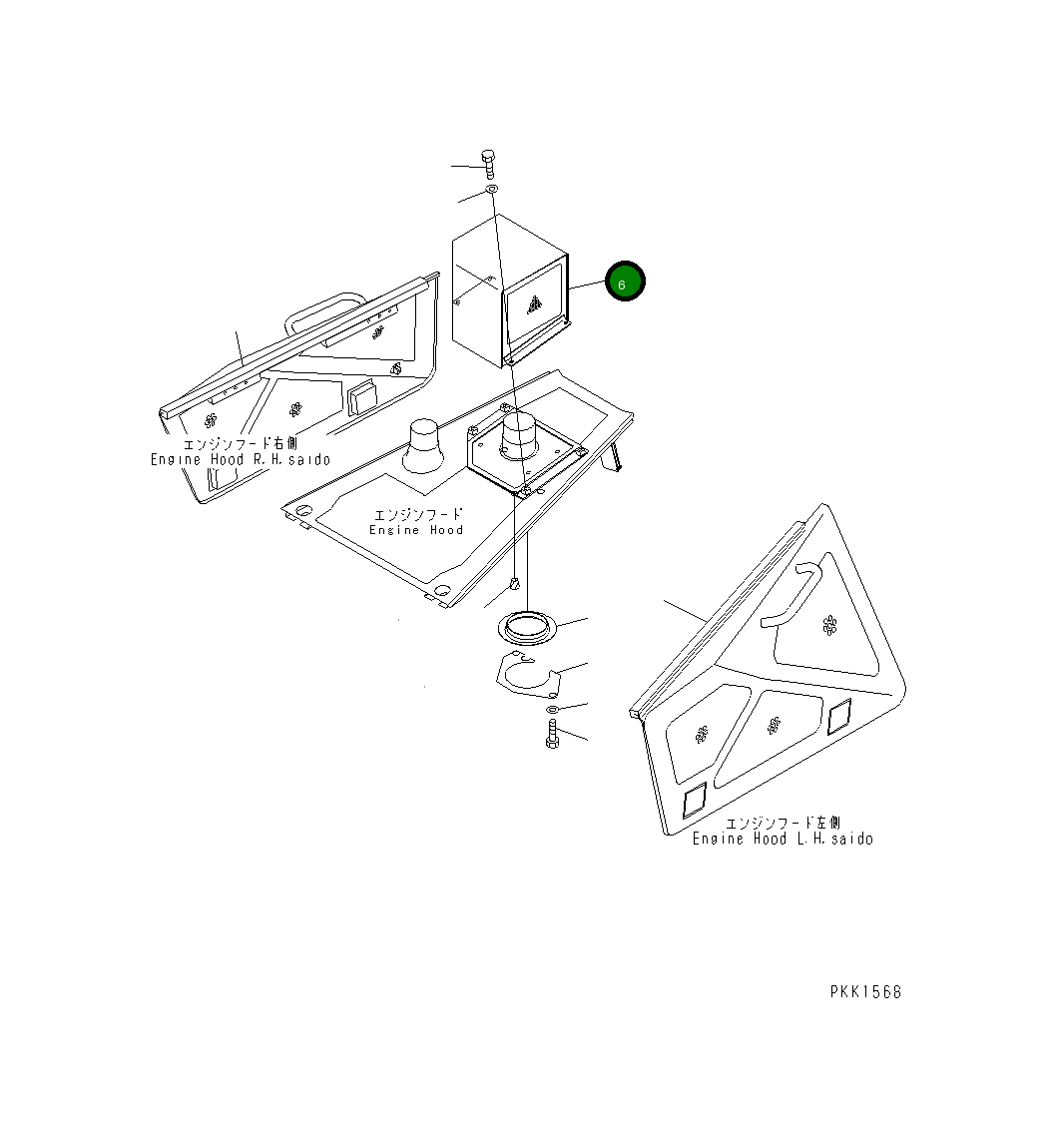 Крышка 14U-54-12841 Komatsu