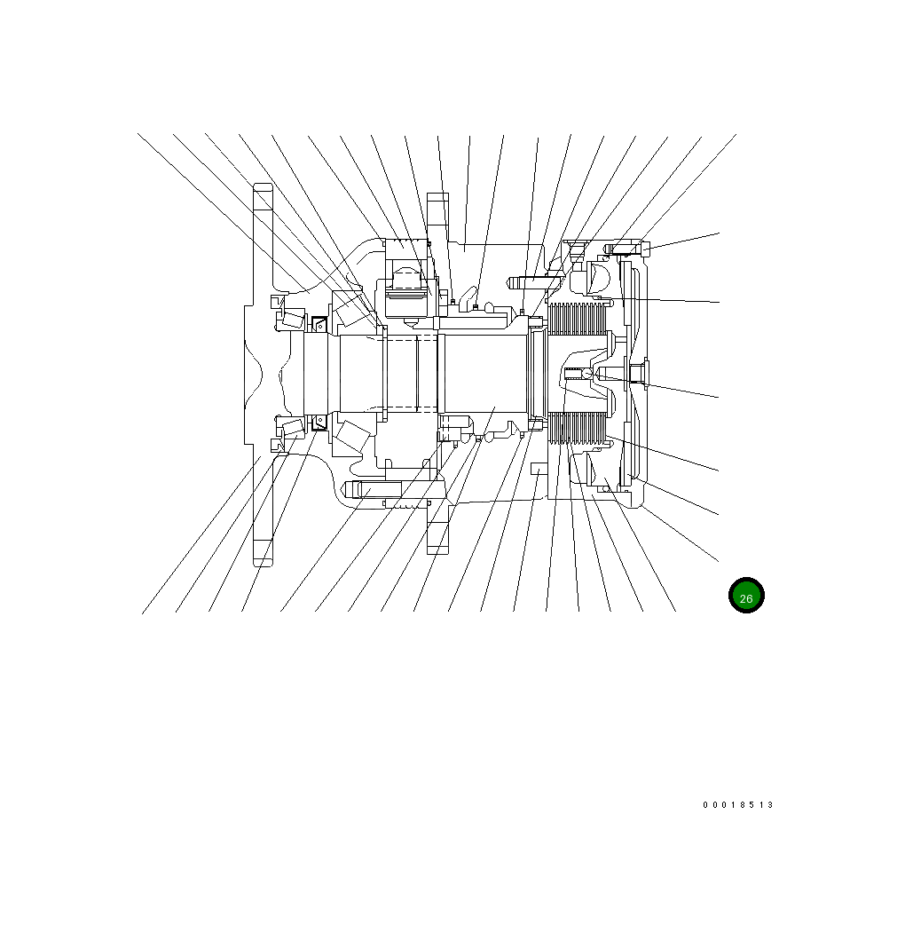 Крышка 266-81-99190 Komatsu