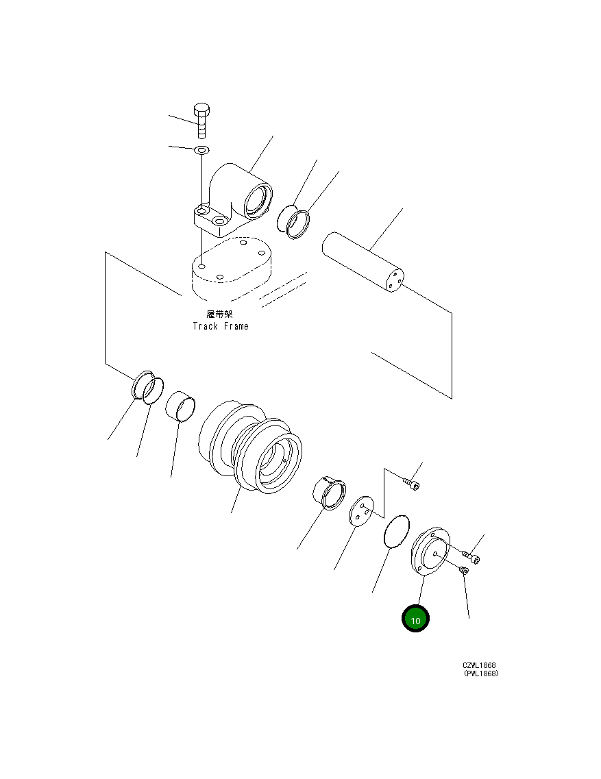 Кольцо уплотнительное (O-Ring) 21M-30-16190 Komatsu