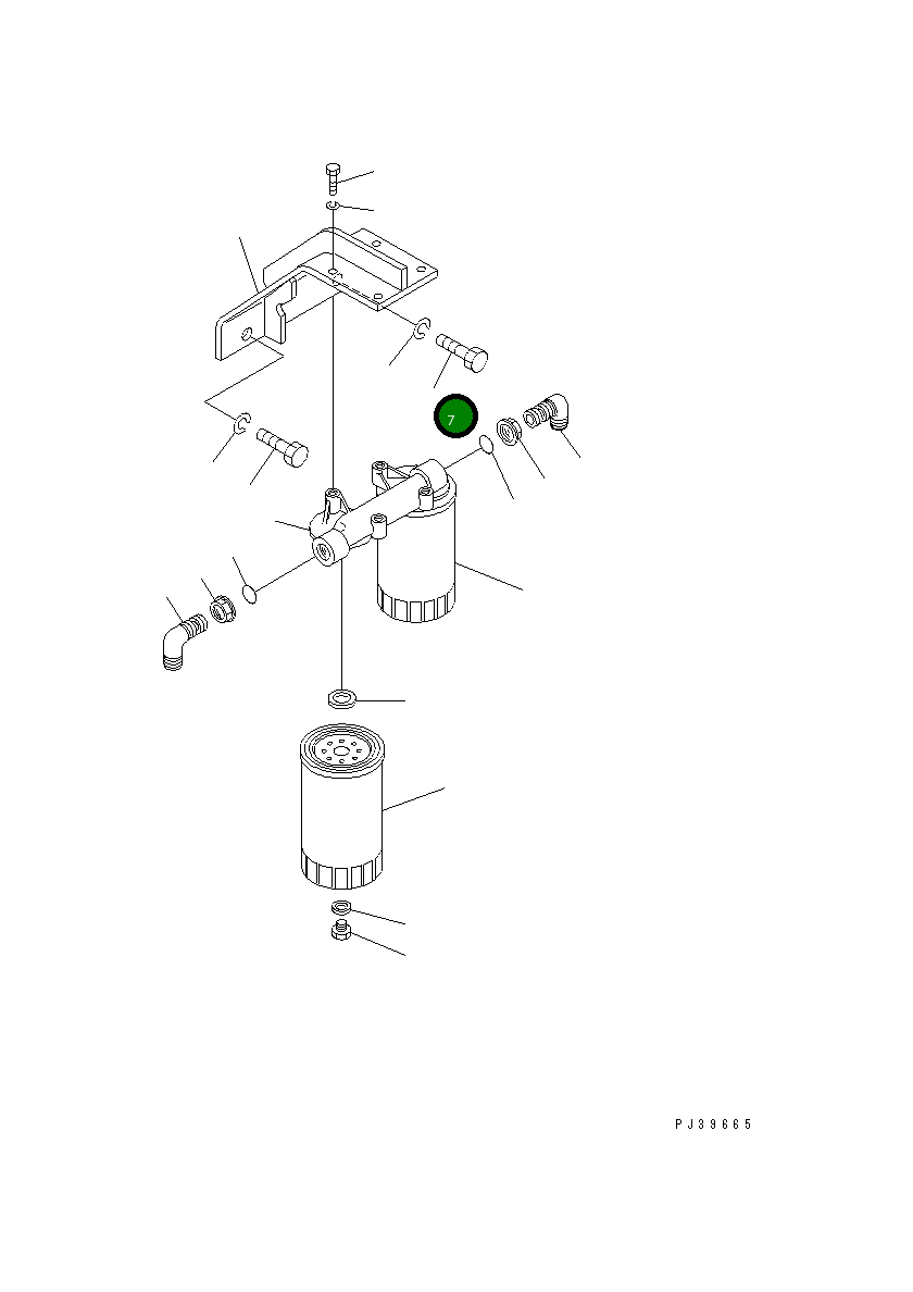 Болт 02030-70925 Komatsu