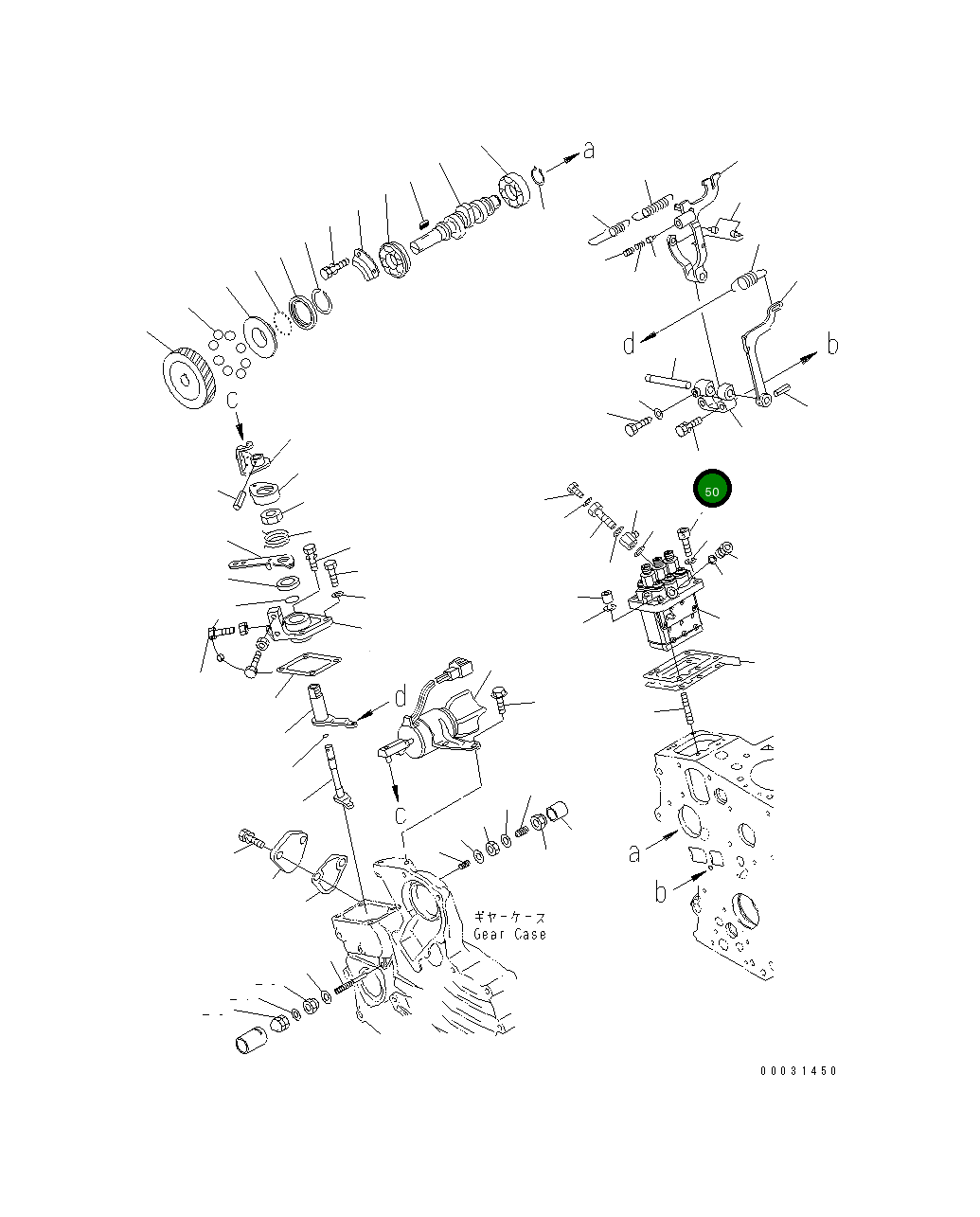 Болт KT01023-50635 Komatsu