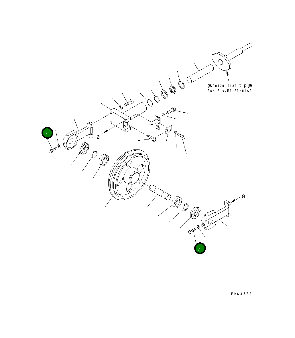 Болт 01090-51050 Komatsu