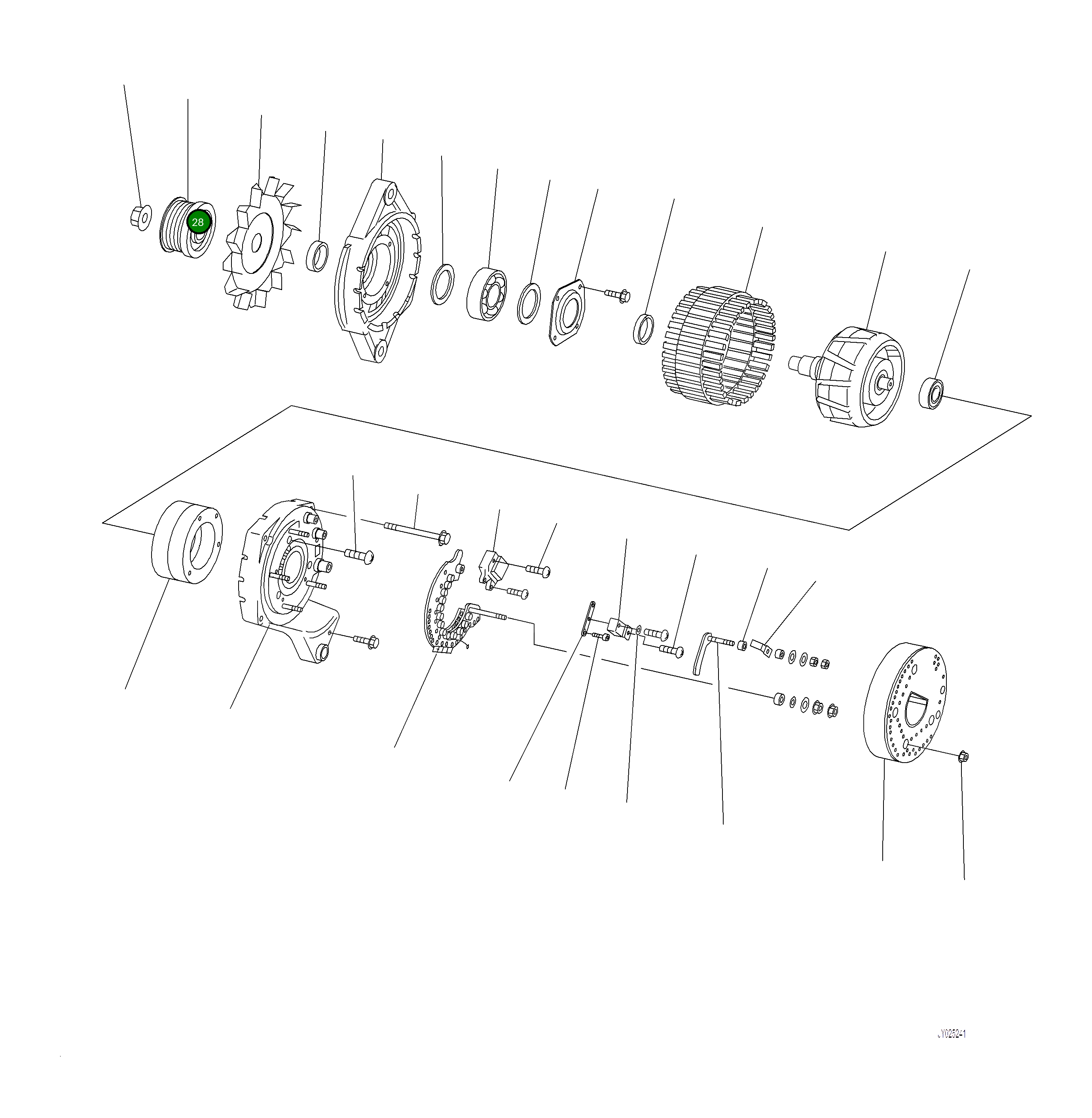 Болт KD0-09001-6050 Komatsu