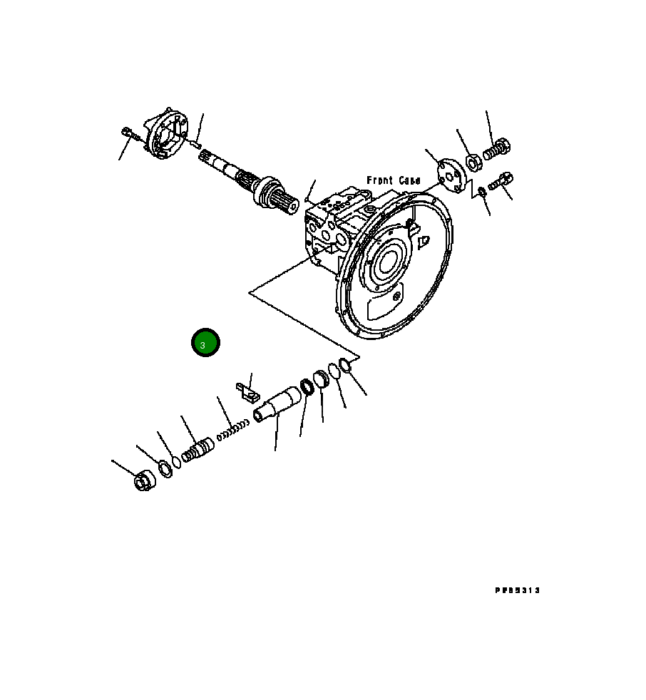 Болт 01252-61230 Komatsu