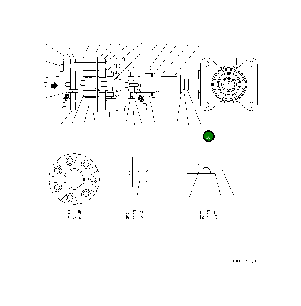 Болт 235-62-11820 Komatsu