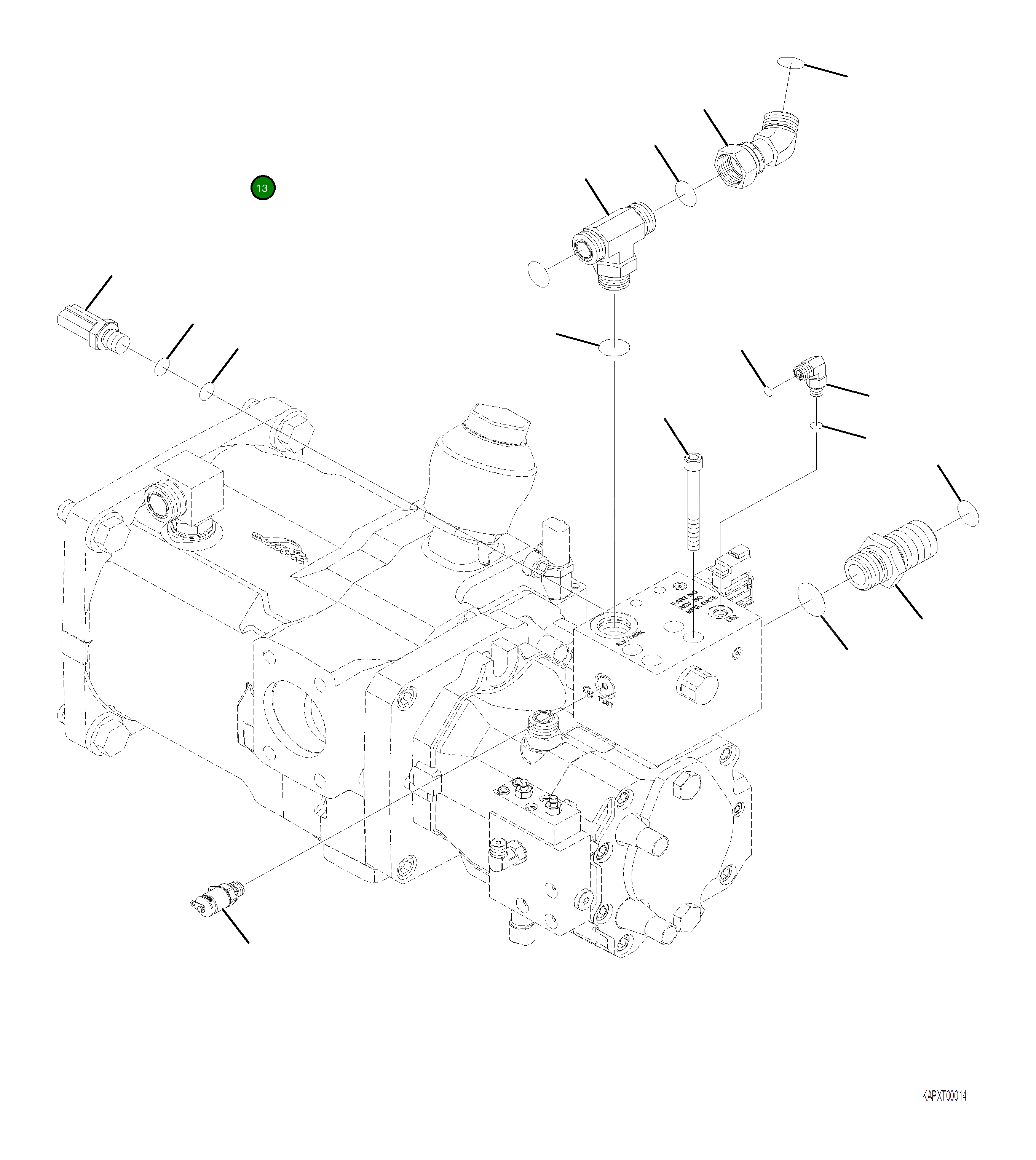 Болт 01252-91090 Komatsu