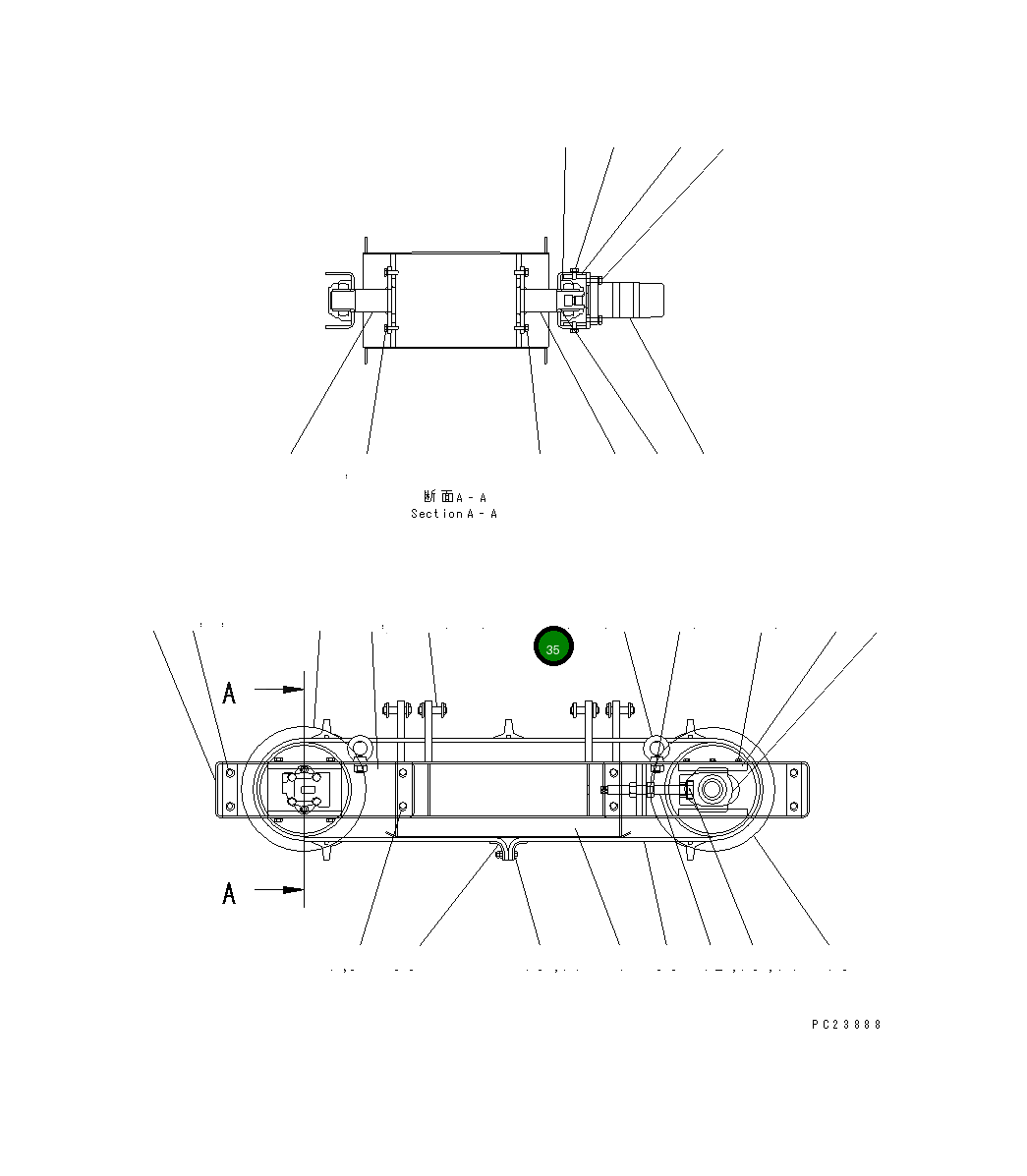 Болт 8206-78-3660 Komatsu