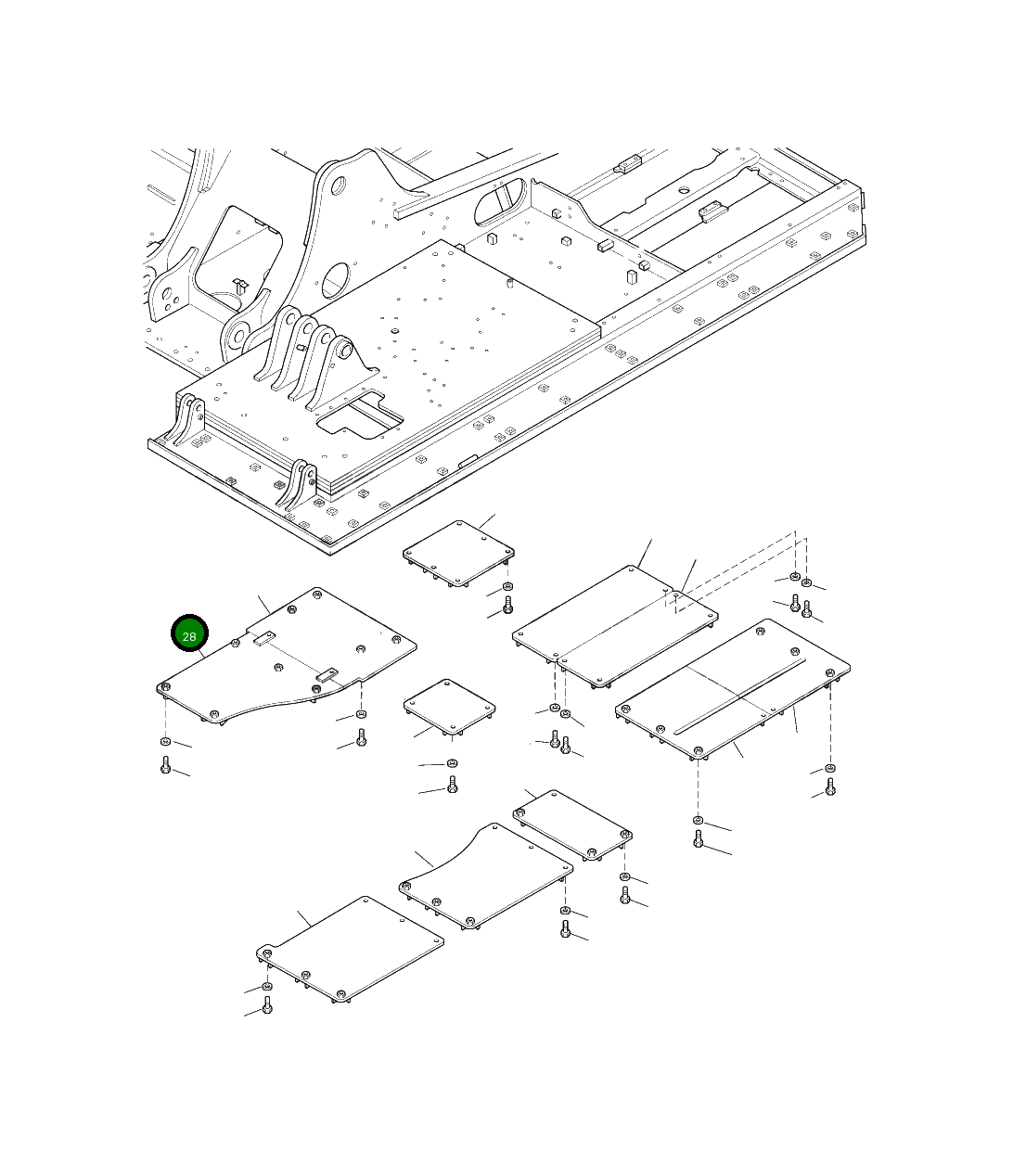 Крышка 20Y-54-A3420  Komatsu