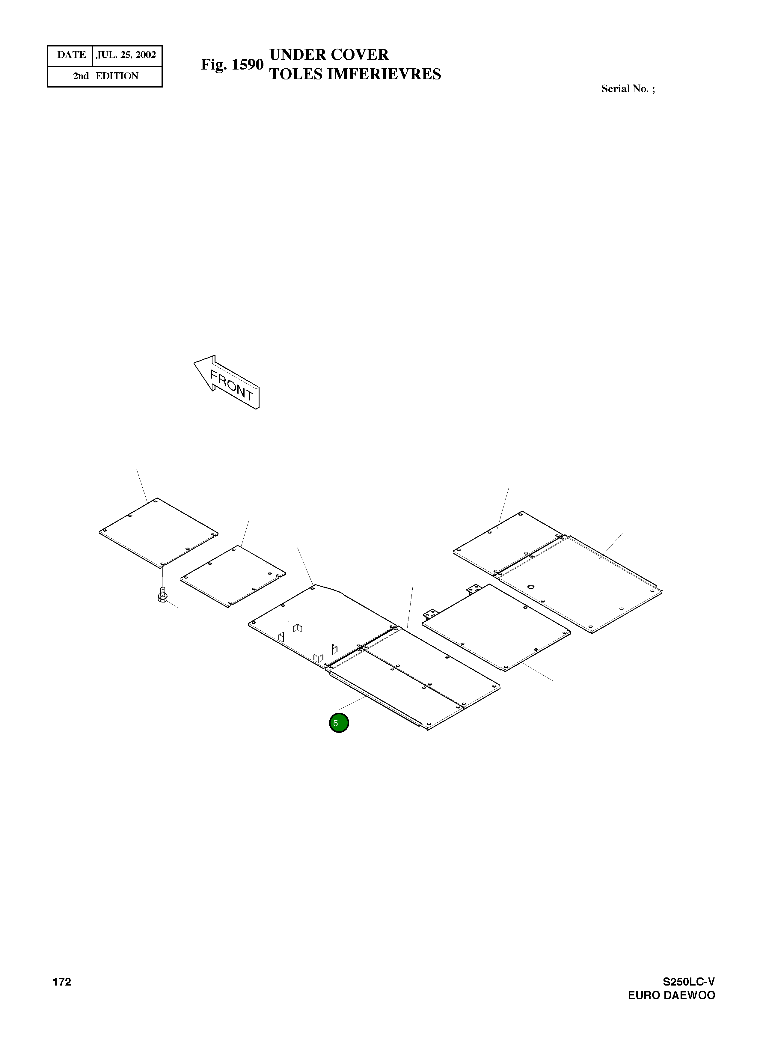 Крышка 621-00137 Komatsu