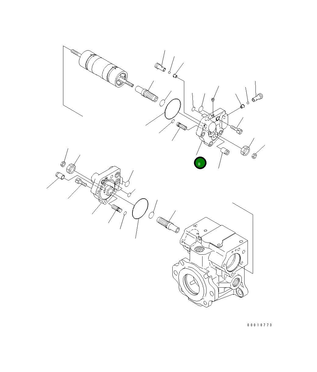 Крышка 720-2M-14130 Komatsu