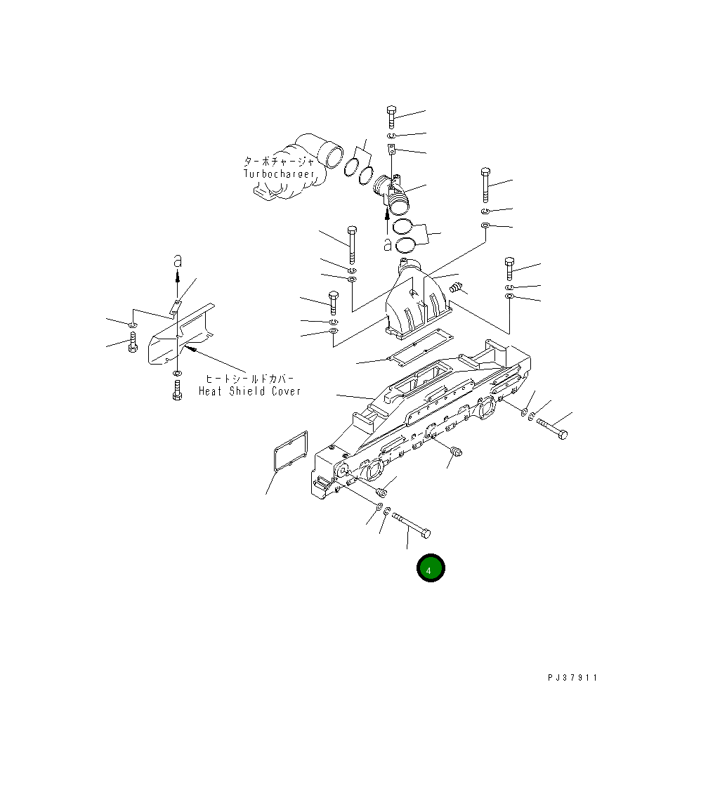 Болт 01011-31055 Komatsu
