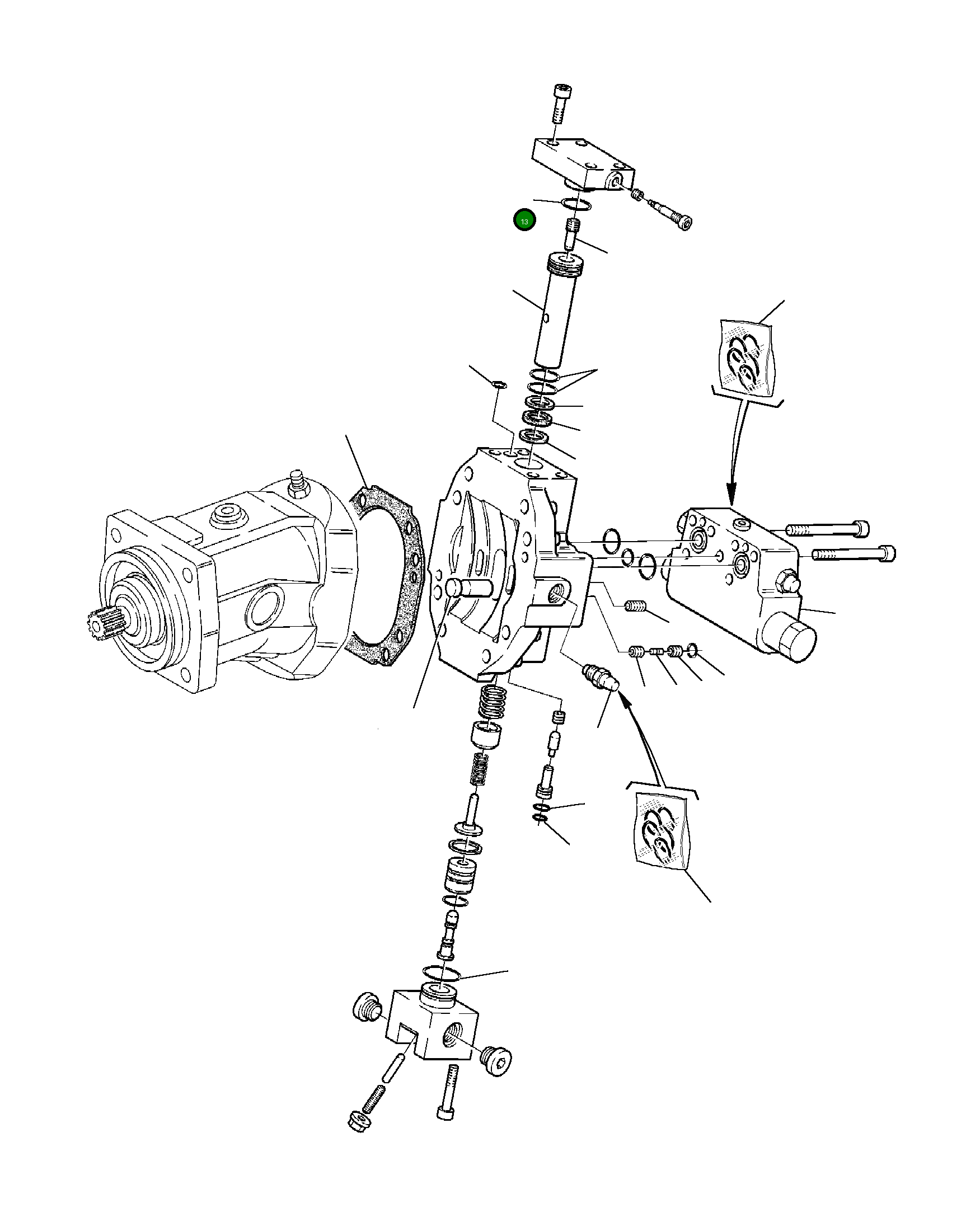 Кольцо уплотнительное (O-Ring) 21D-60-15960 Komatsu