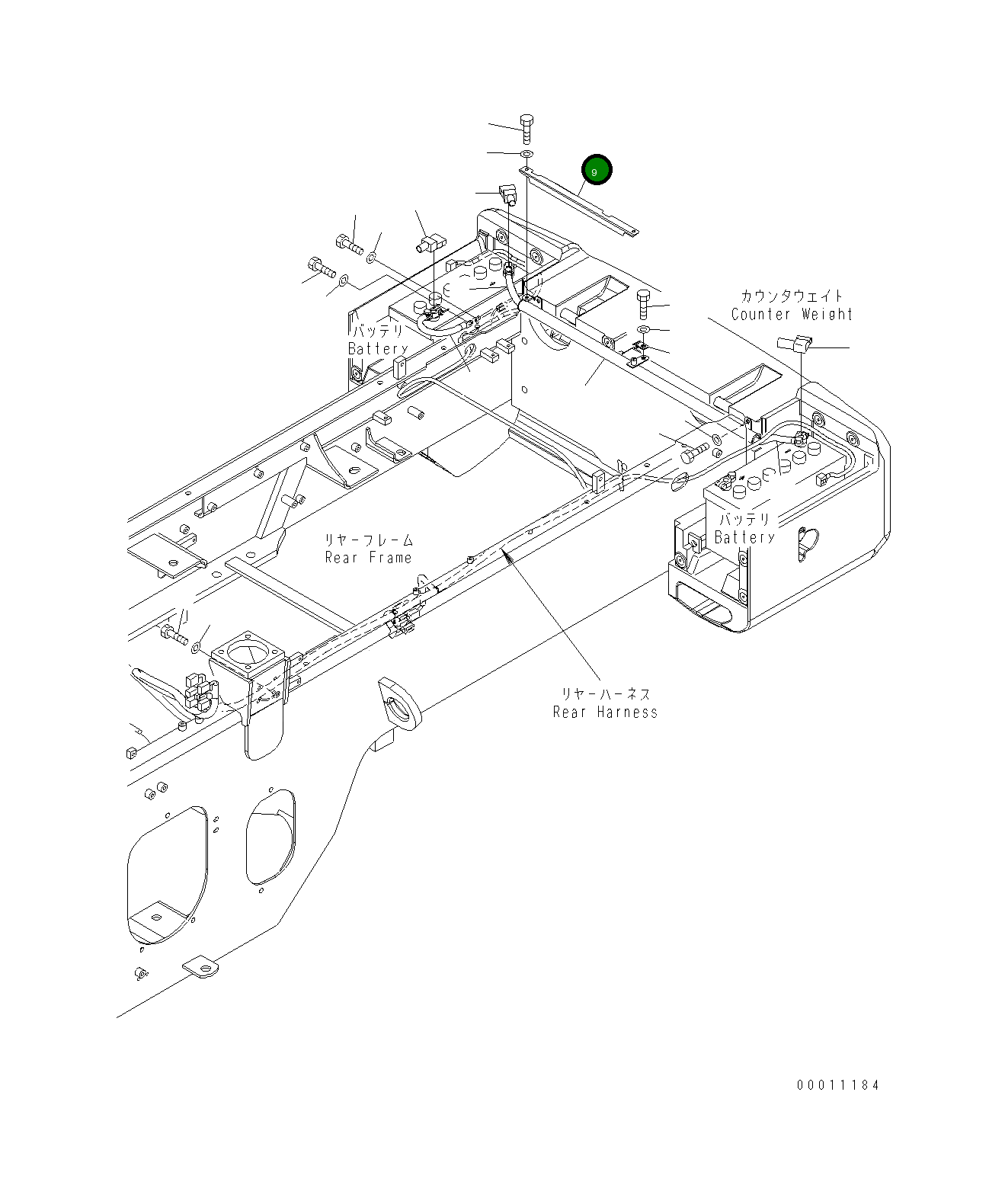 Крышка 418-06-31432 Komatsu