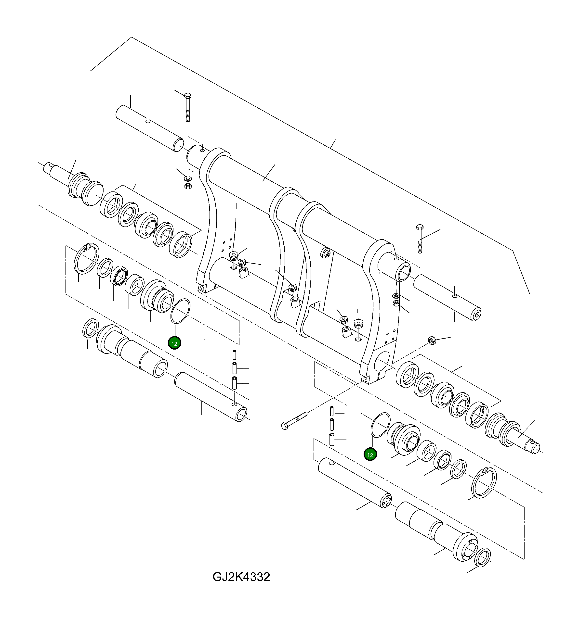 Кольцо уплотнительное (O-Ring) 42U-70-H0P44  Komatsu