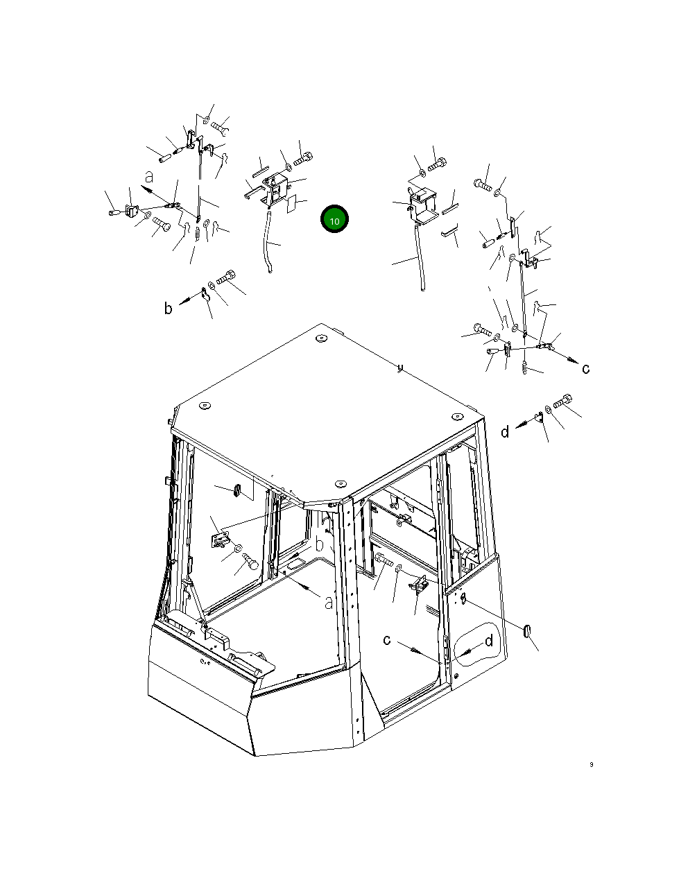 Крышка 424-926-3160 Komatsu