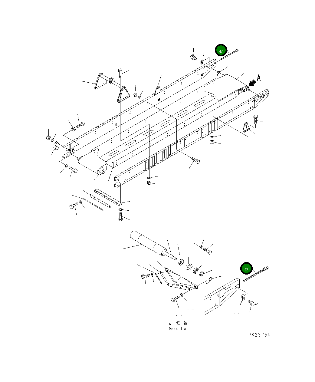 Болт KWKKS-75-11331 Komatsu