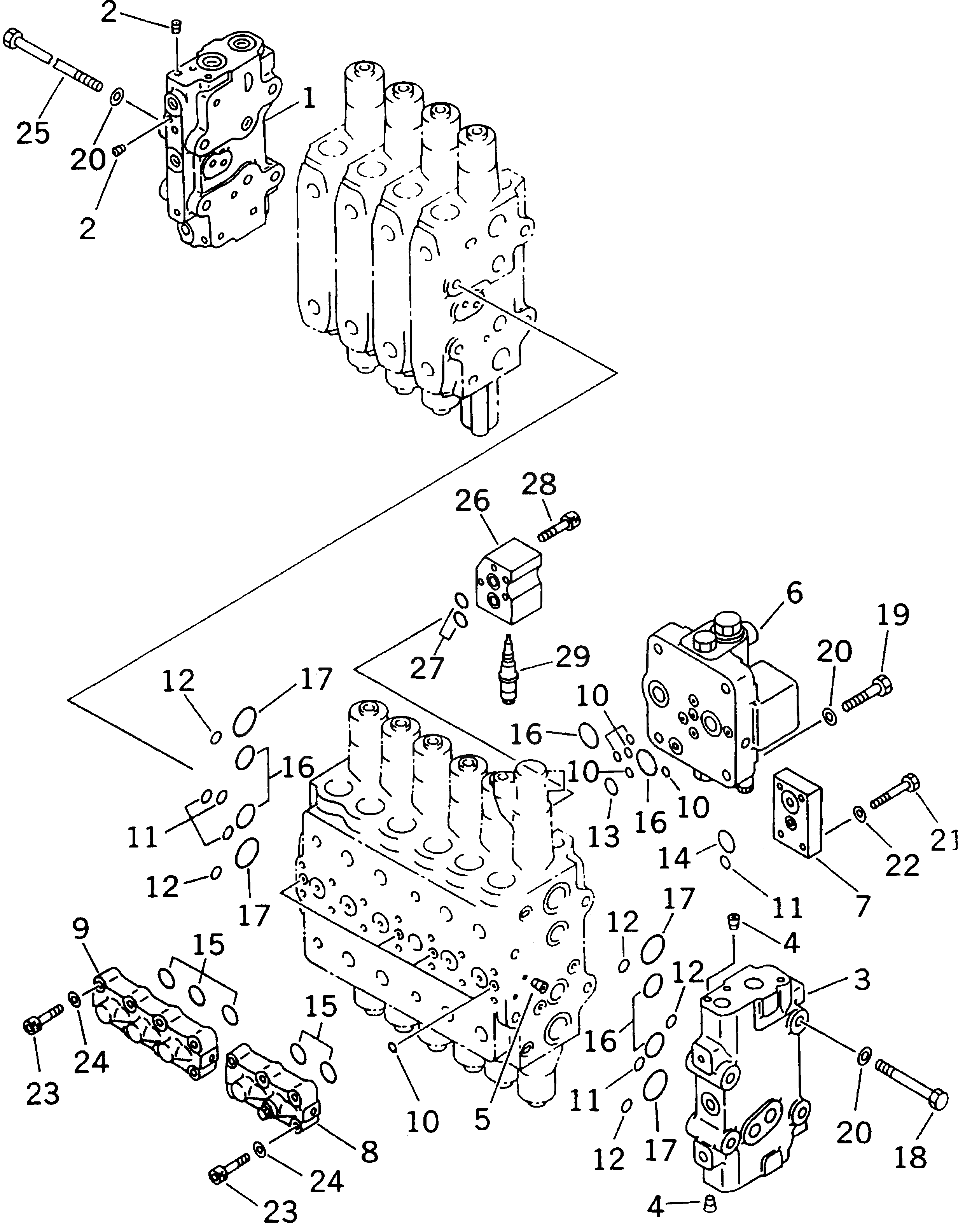 Болт 01011-51455  Komatsu