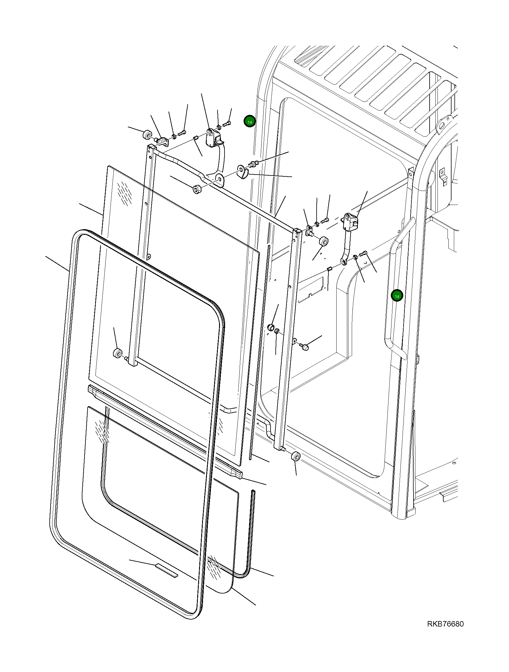 Болт 42N-56-14140 Komatsu