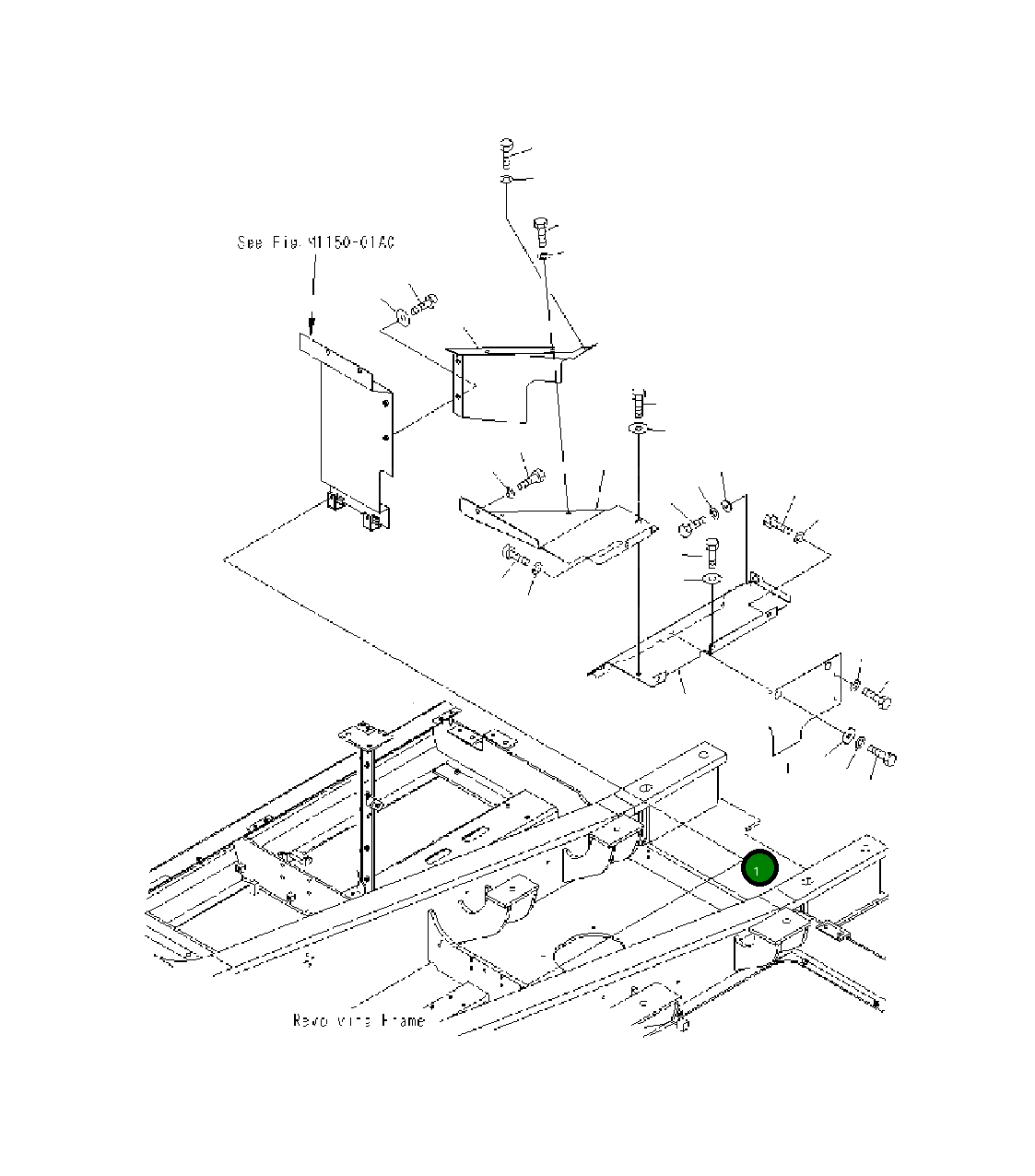 Крышка 2075472612 Komatsu