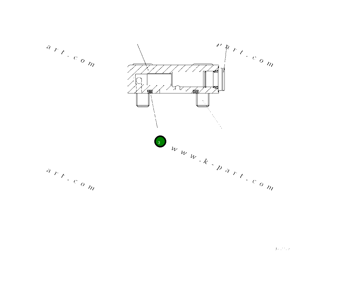 Кольцо уплотнительное (O-Ring) UCR909085578  Komatsu