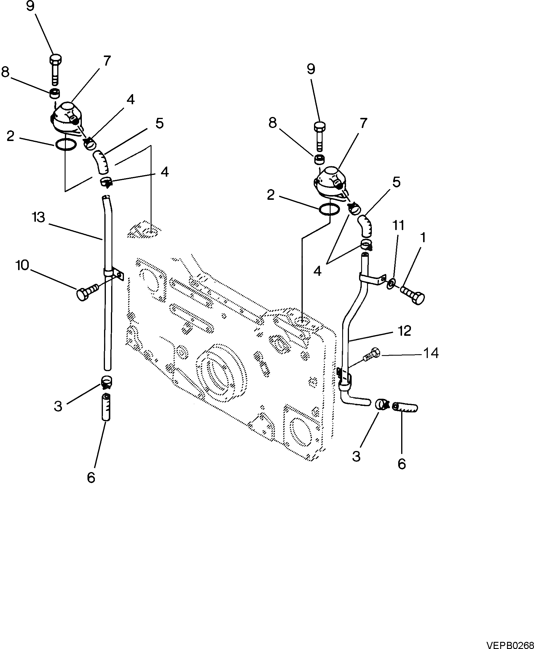Болт 6216-34-6410 Komatsu