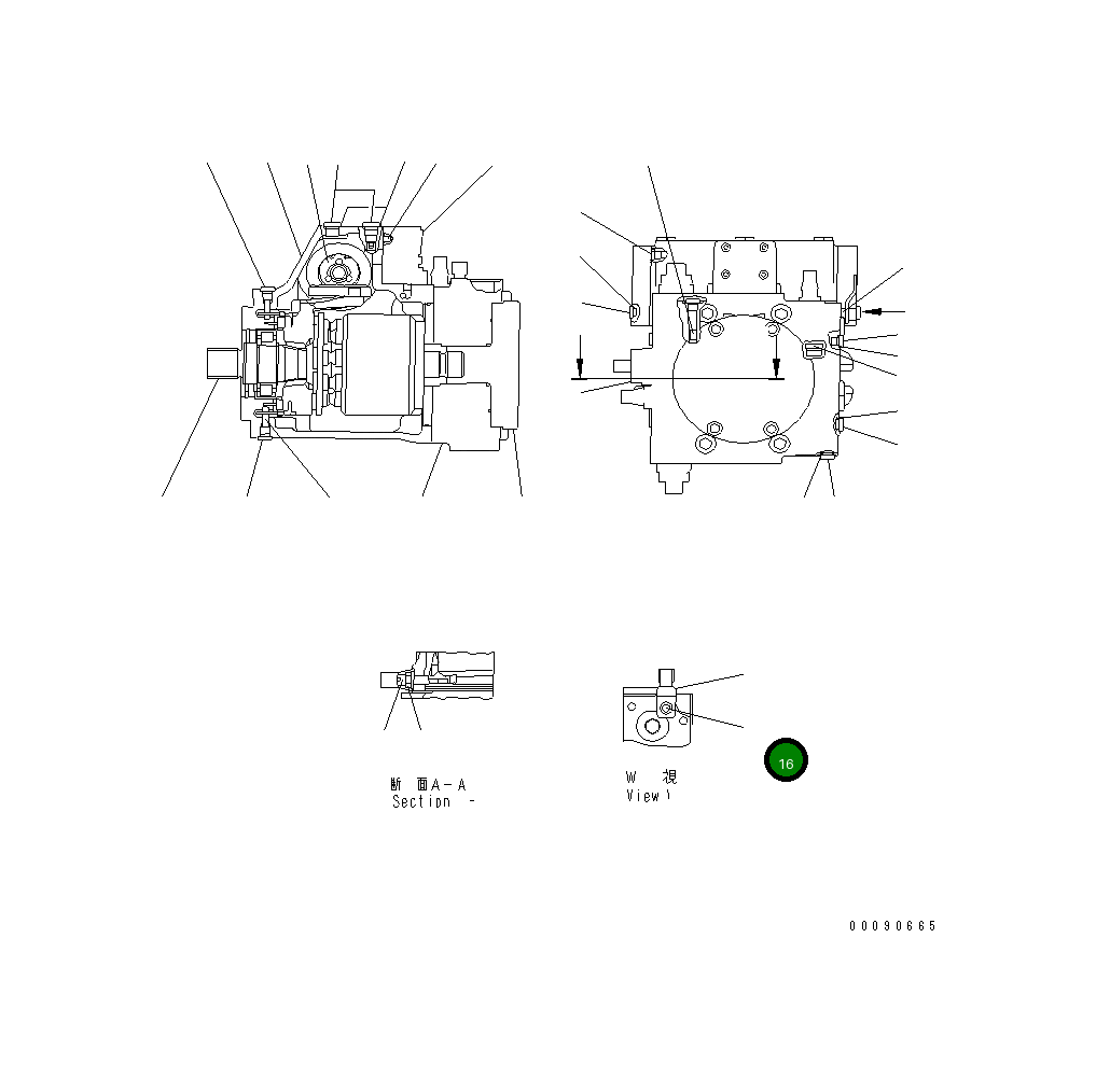 Болт UC1301585007 Komatsu