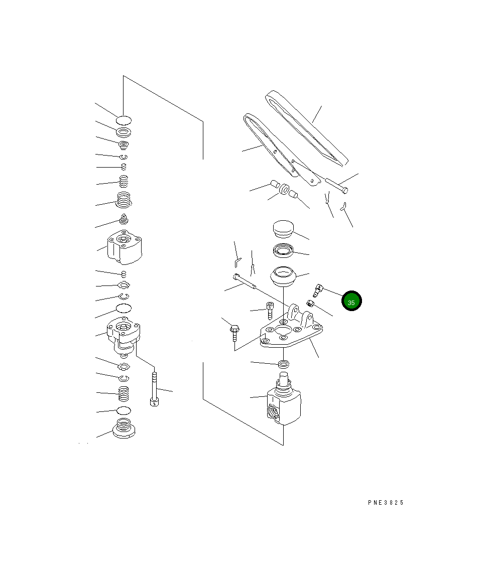 Болт 01252-40820 Komatsu