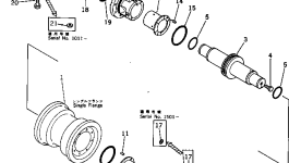 Кольцо 198-30-16191 Komatsu