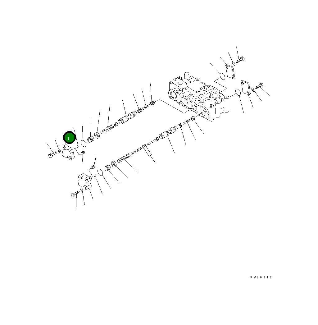 Крышка 711-66-16850 Komatsu