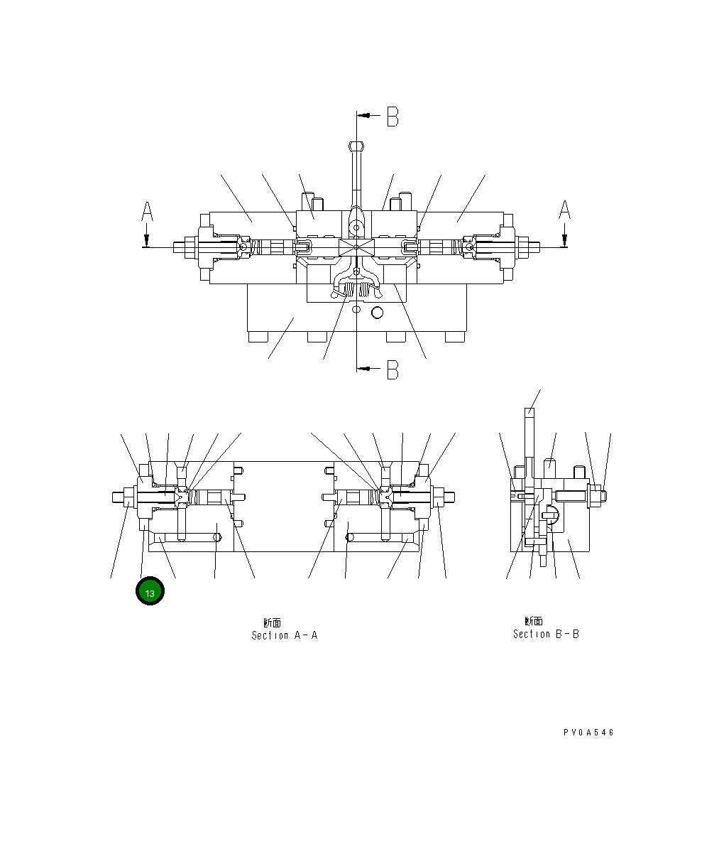 Болт UC1301511006 Komatsu