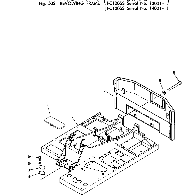 Болт 203-09-86110 Komatsu